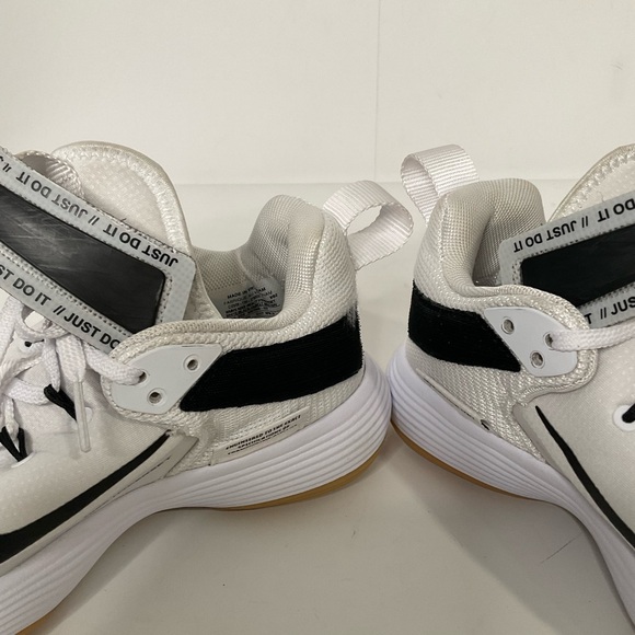 Nike React HyperSet Women’s 'White Black Gum' CI2956-100 Tieless Sports Shoe 9.5 - Picture 8 of 12